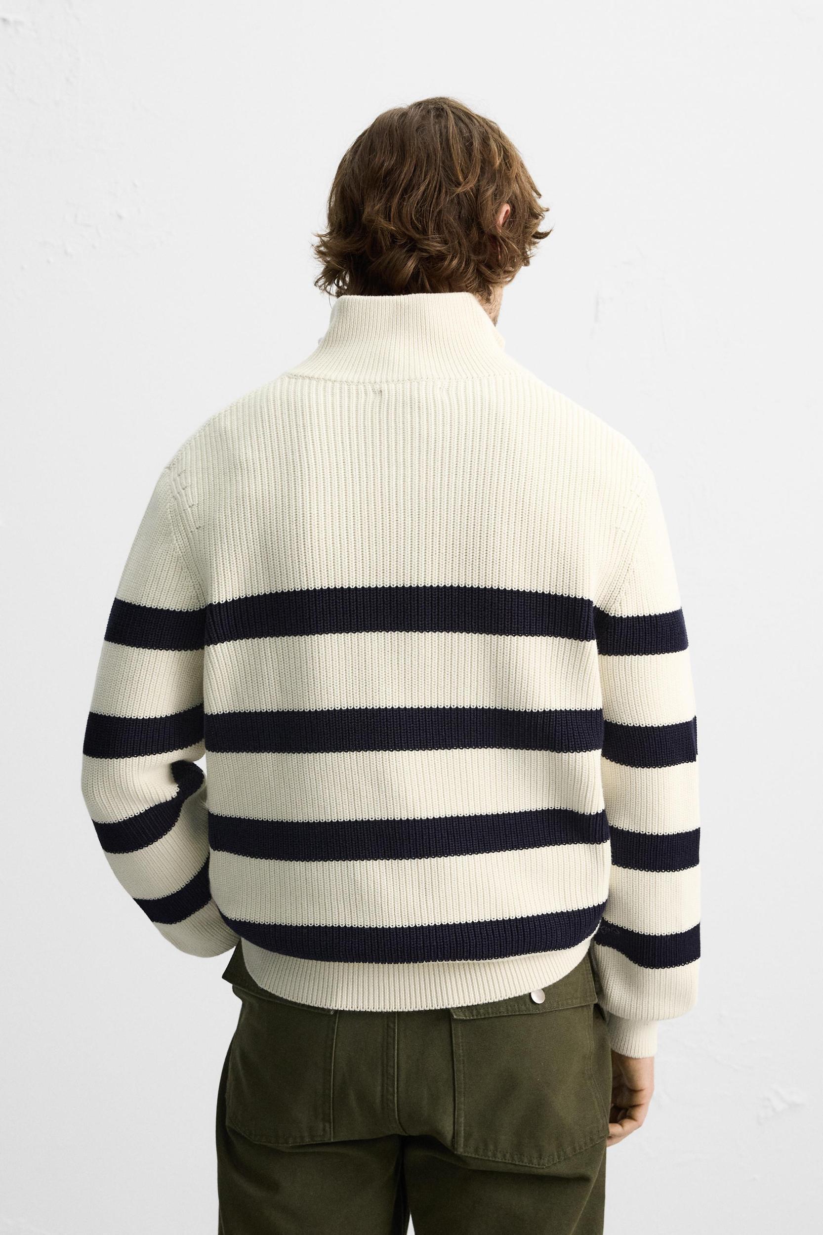 BASIC QUARTER-ZIP SWEATER Product Image