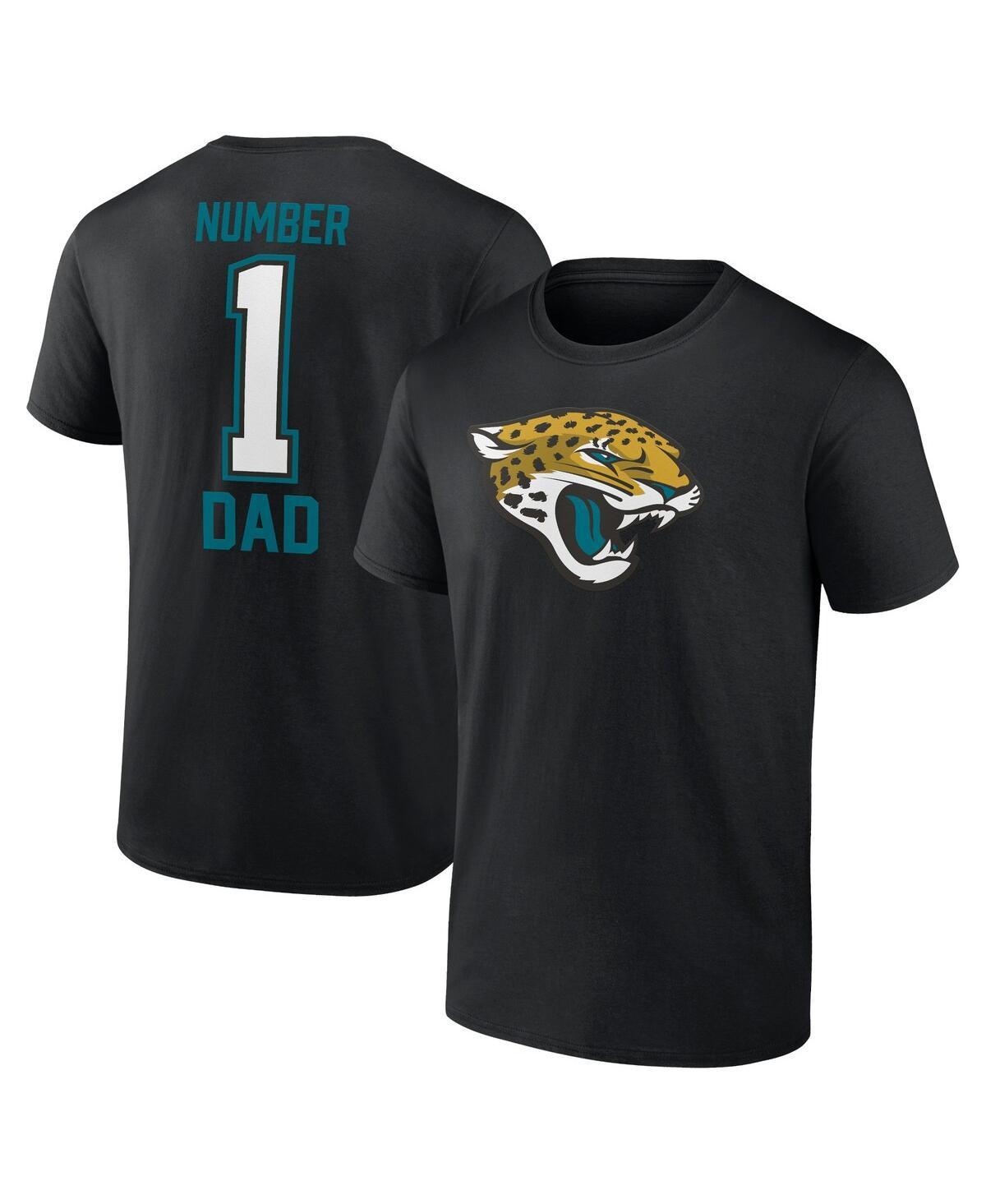 Men's Fanatics Branded Black New Orleans Saints #1 Dad T-Shirt, Size: 4XB Product Image