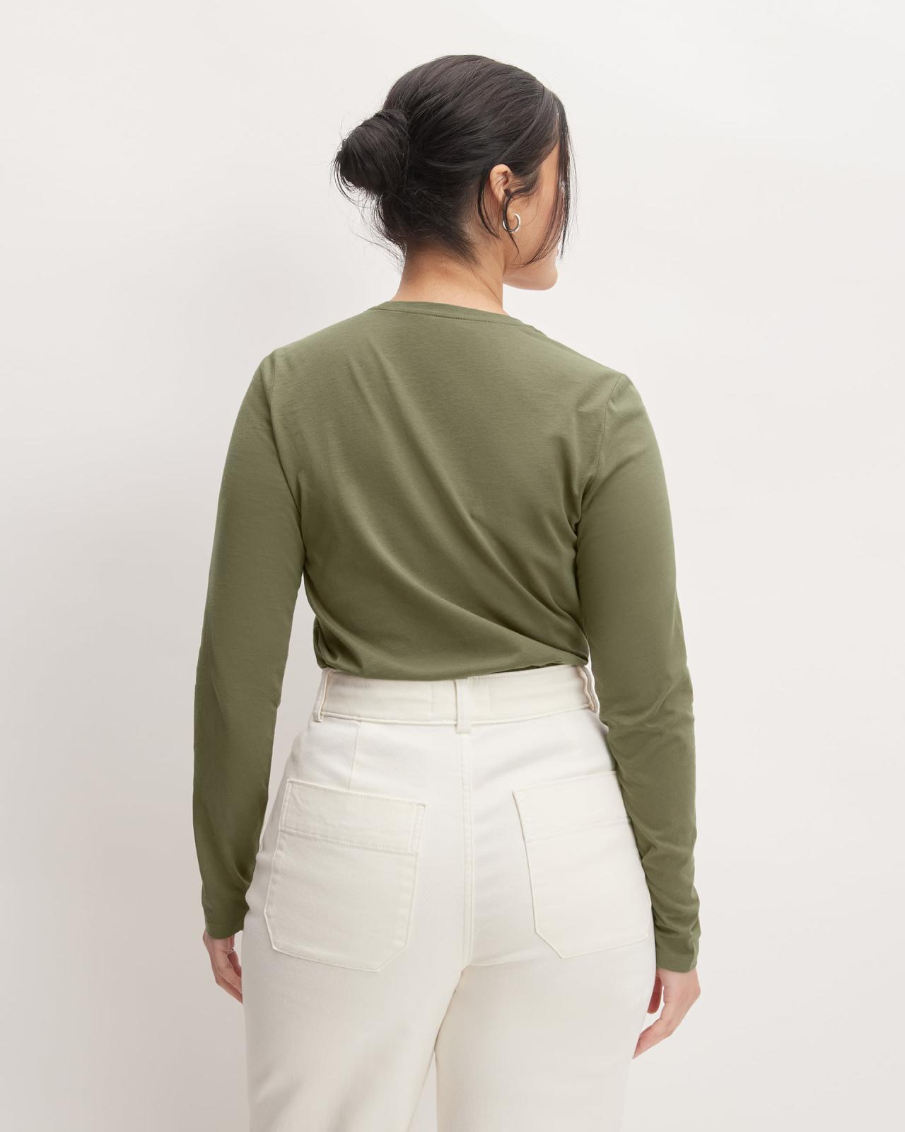 The Organic Cotton Long-Sleeve Crew Product Image