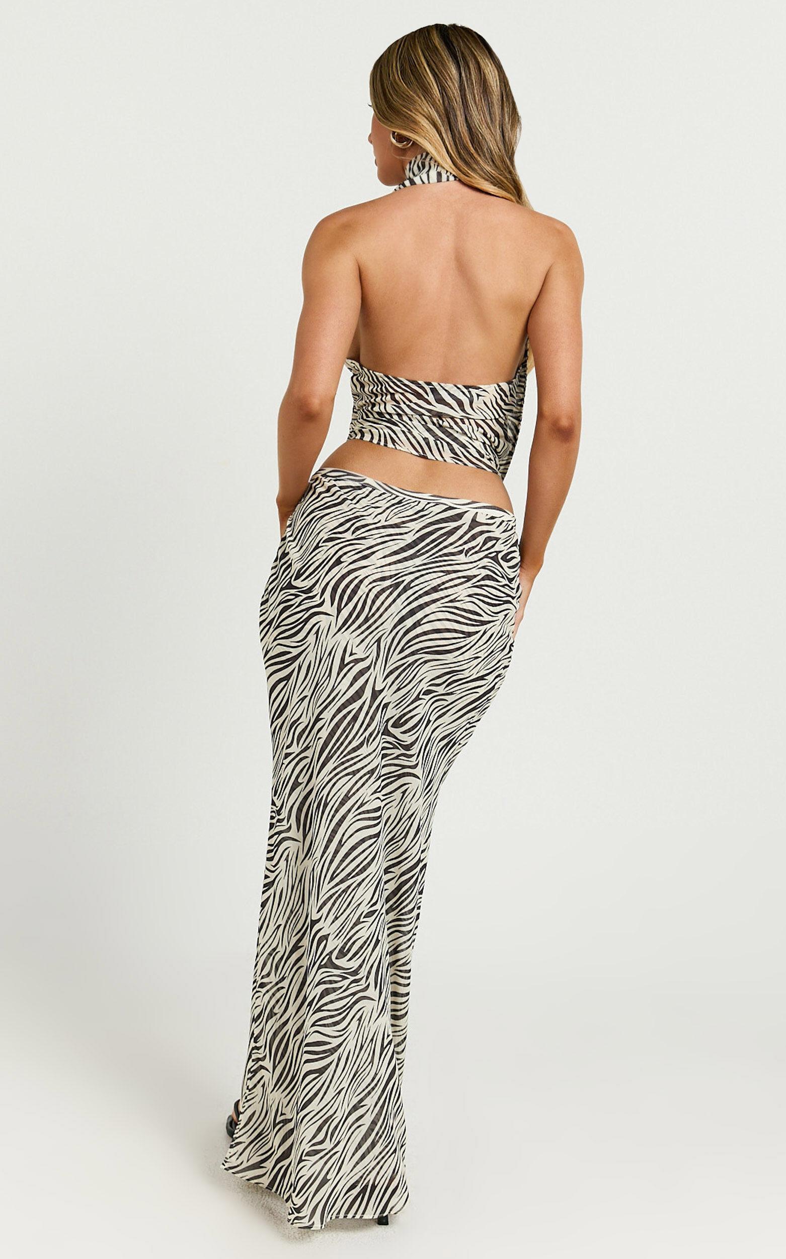 Lioness - Endless Maxi Skirt in Zebra Product Image
