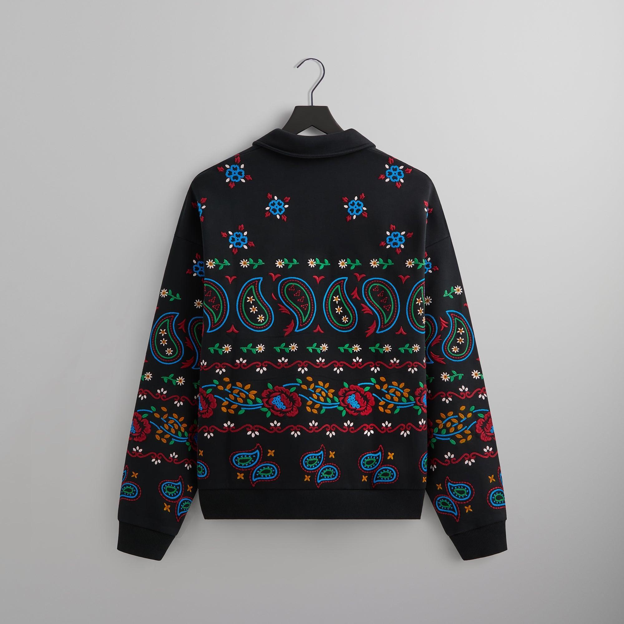 Kith Nelson Collared Overshirt  - Black Male Product Image
