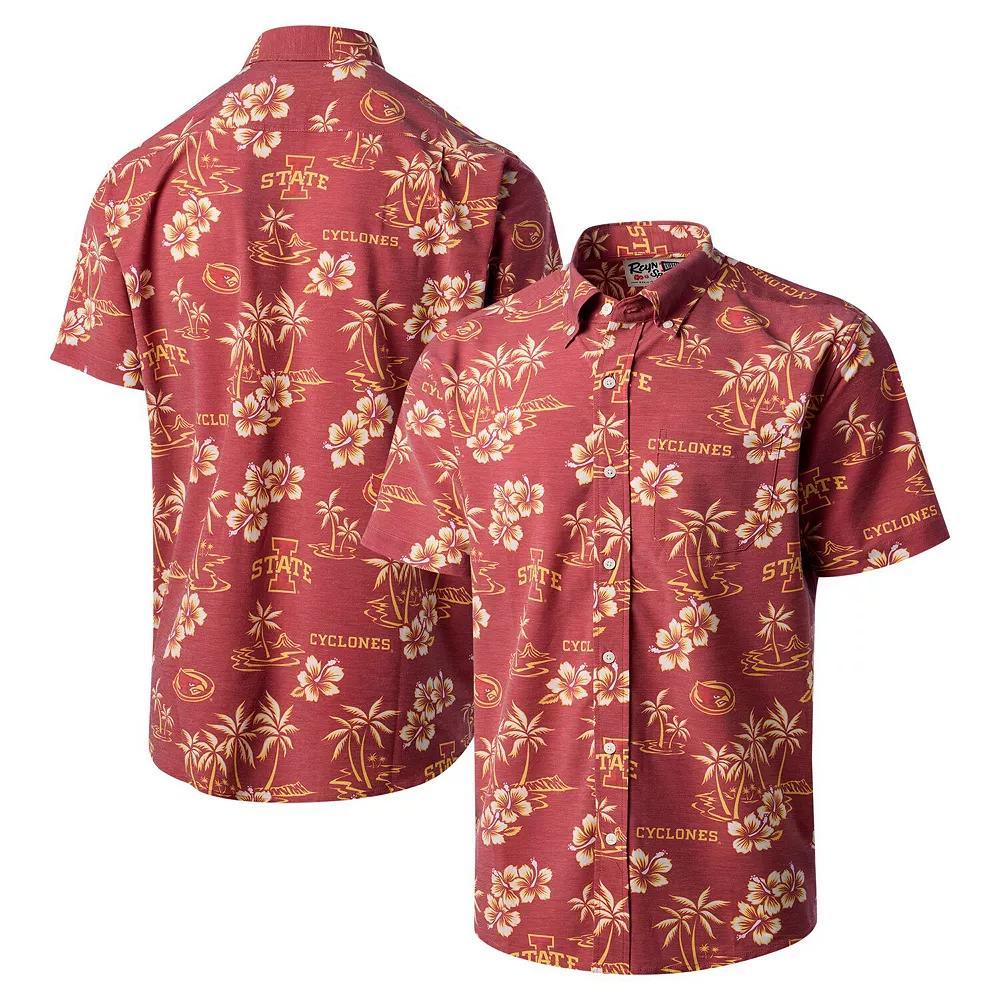 Men's Reyn Spooner Black Iowa Hawkeyes Classic Button-Up Shirt, Size: Large Product Image