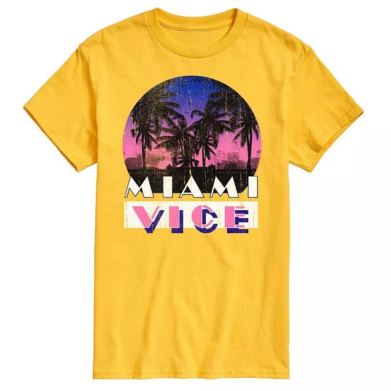 Big & Tall Miami Vice Vice Life Graphic Tee, Mens Product Image