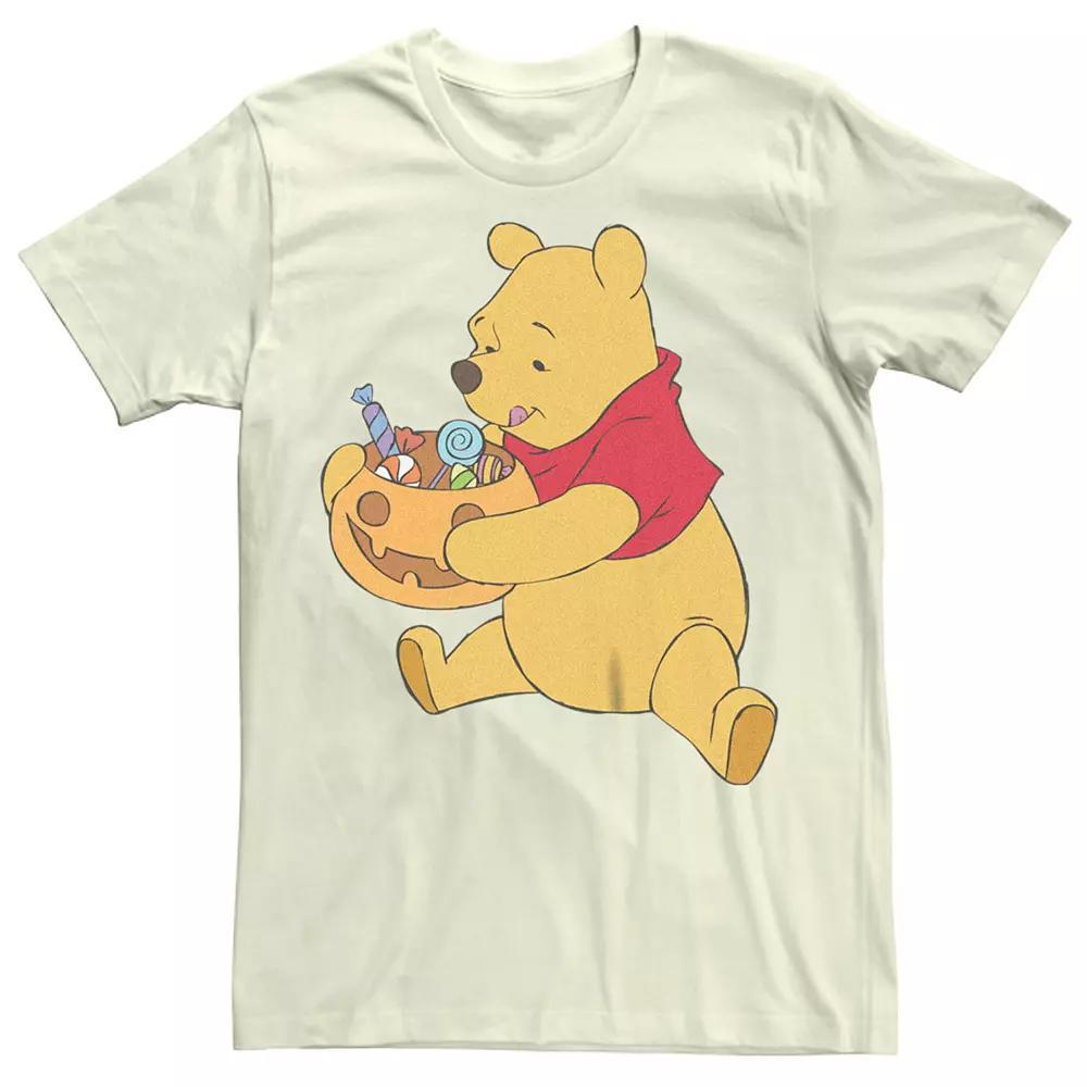 Disney's Winnie the Pooh Halloween Candies Men's Tee, Size: Medium, Natural Product Image