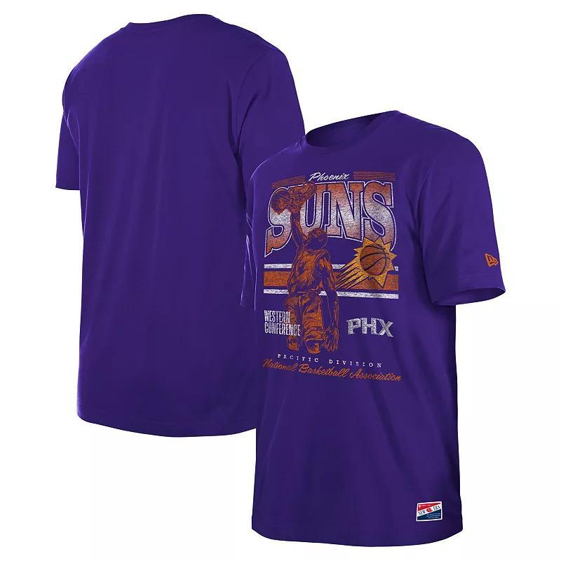 Men's New Era Purple Phoenix Suns Enzyme Wash Oversized T-Shirt, Size: 3XL, Phx Purple Product Image