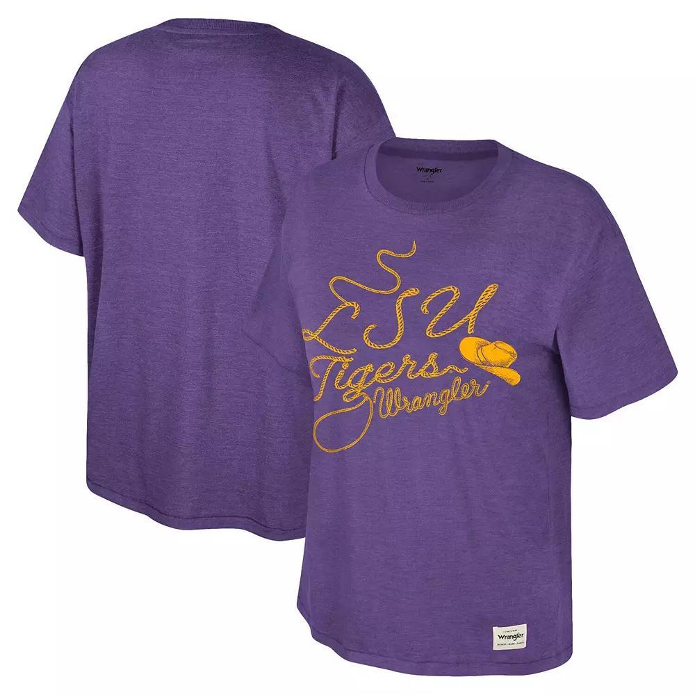 Women's Colosseum x Wrangler Purple LSU Tigers Lasso Oversized T-Shirt, Size: Small Product Image