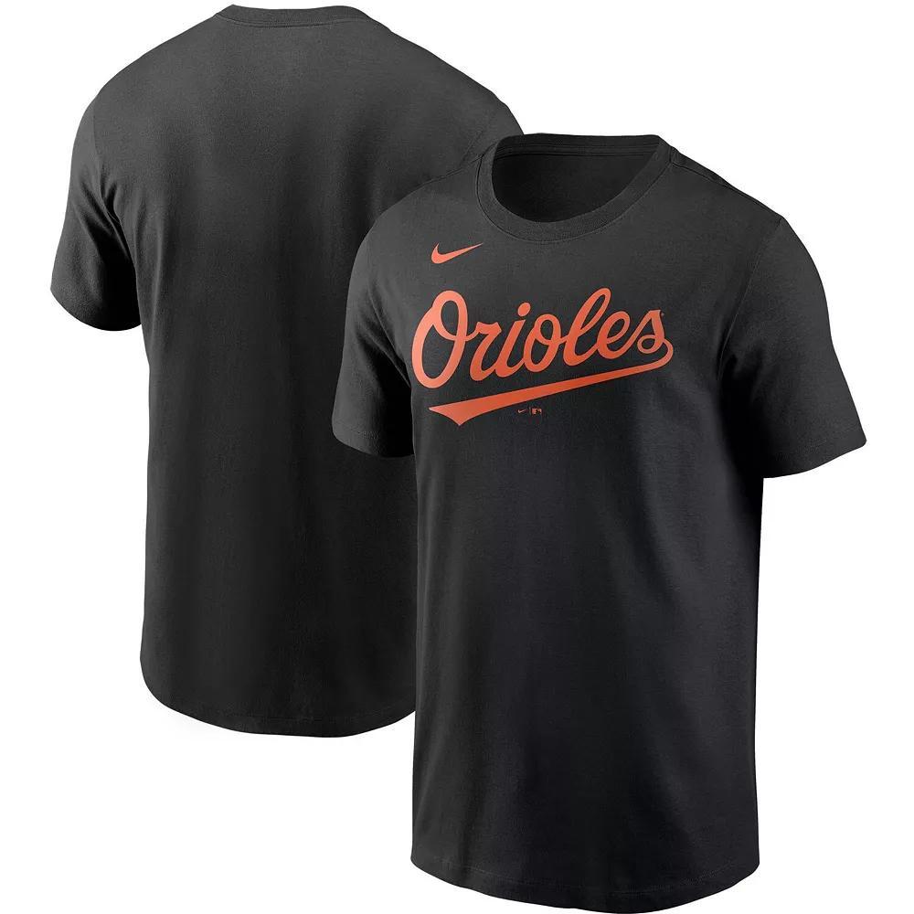 Men's Nike Black Colorado Rockies Team Wordmark T-Shirt, Size: 2XL Product Image