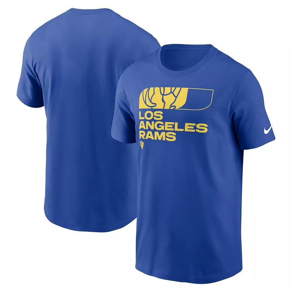 Men's Nike Royal Los Angeles Rams Air Essential T-Shirt, Size: Medium, Blue Product Image