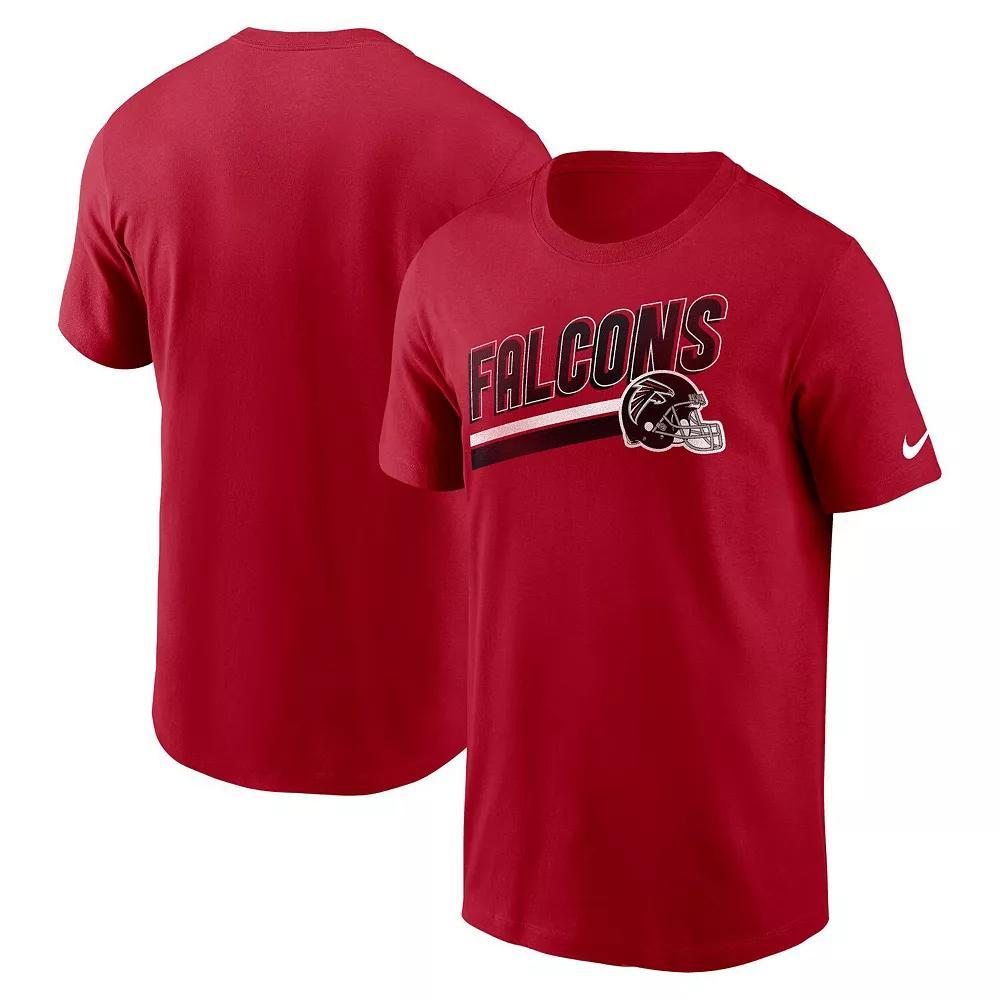 Men's Nike Red Atlanta Falcons Essential Blitz Lockup T-Shirt, Size: Large Product Image