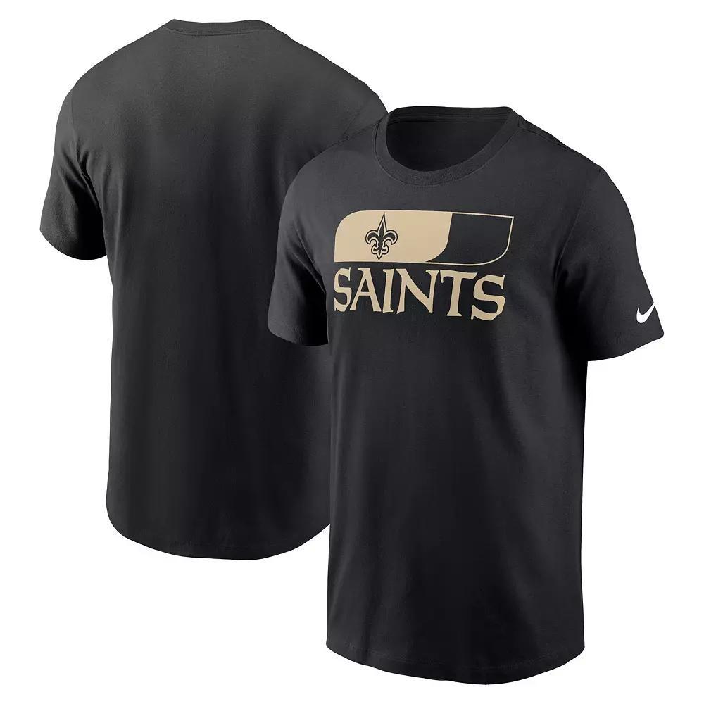 Men's Nike Black New Orleans Saints Air Essential T-Shirt, Size: Small Product Image