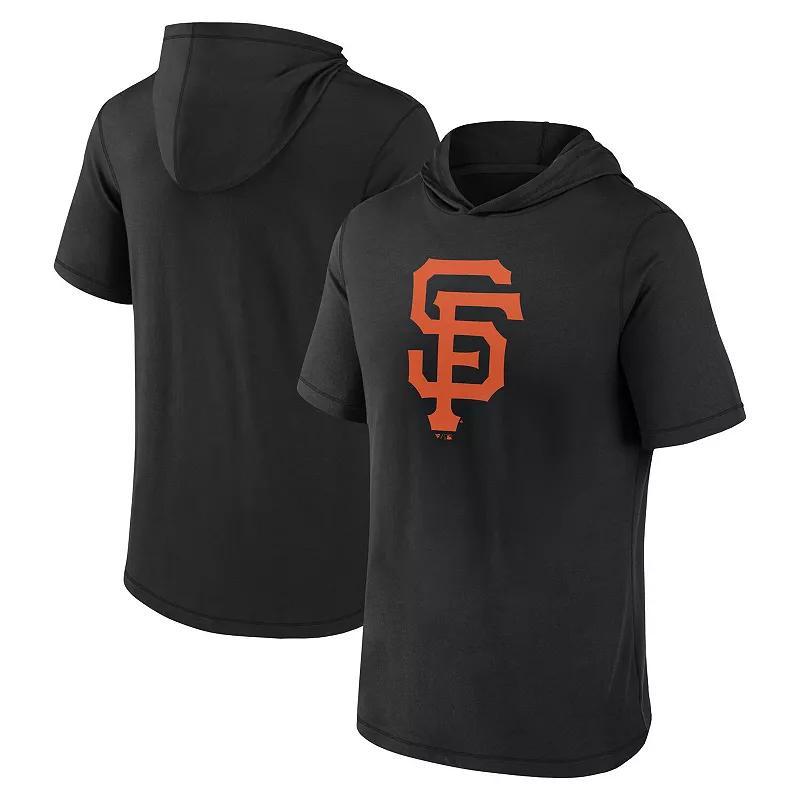 Men's Fanatics Branded Black San Francisco Giants Short Sleeve Hoodie T-Shirt, Size: Medium Product Image