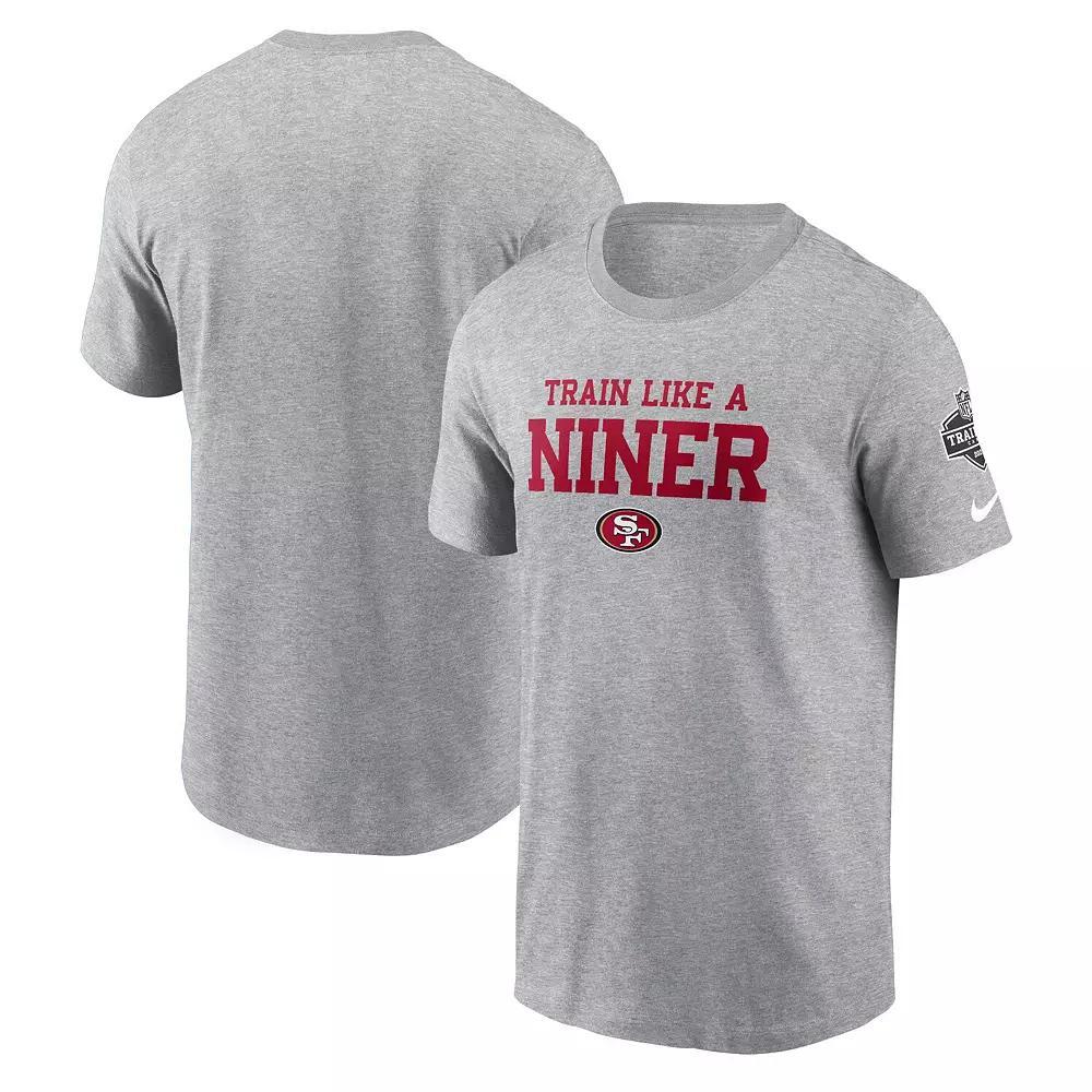 Men's Nike Heather Gray San Francisco 49ers 2024 NFL Training Camp Legend Performance T-Shirt, Size: Large, Grey Product Image