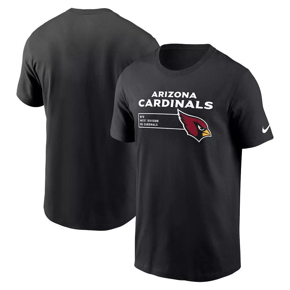 Men's Nike Black Arizona Cardinals Division Essential T-Shirt, Size: Small Product Image