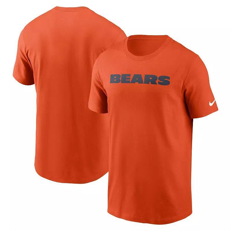Men's Nike Orange Denver Broncos Primetime Wordmark Essential T-Shirt, Size: Medium Product Image