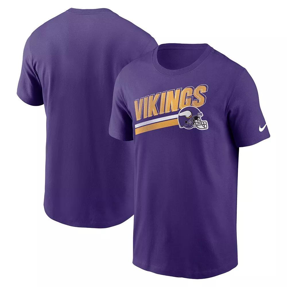Men's Nike Navy New England Patriots Essential Blitz Lockup T-Shirt, Size: XL, Blue Product Image