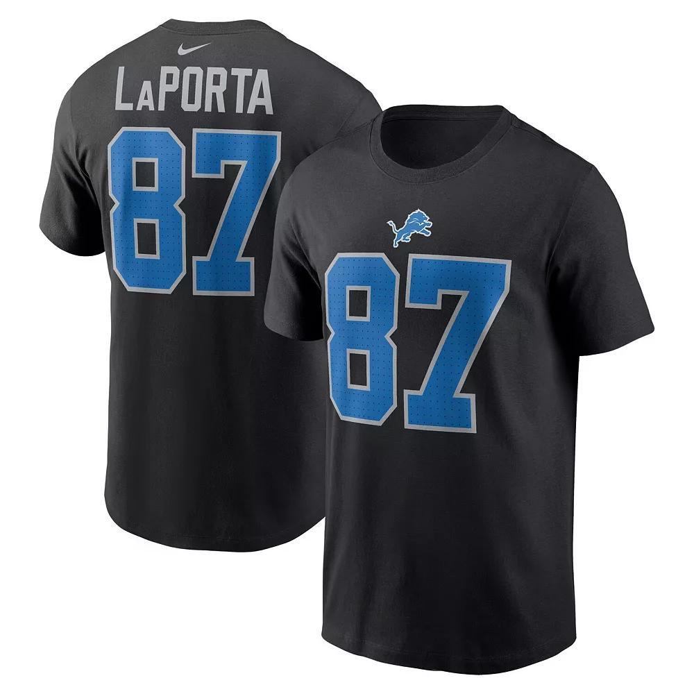 Mens Nike Stefon Diggs Houston Texans Player Name & Number T-Shirt Blue Product Image