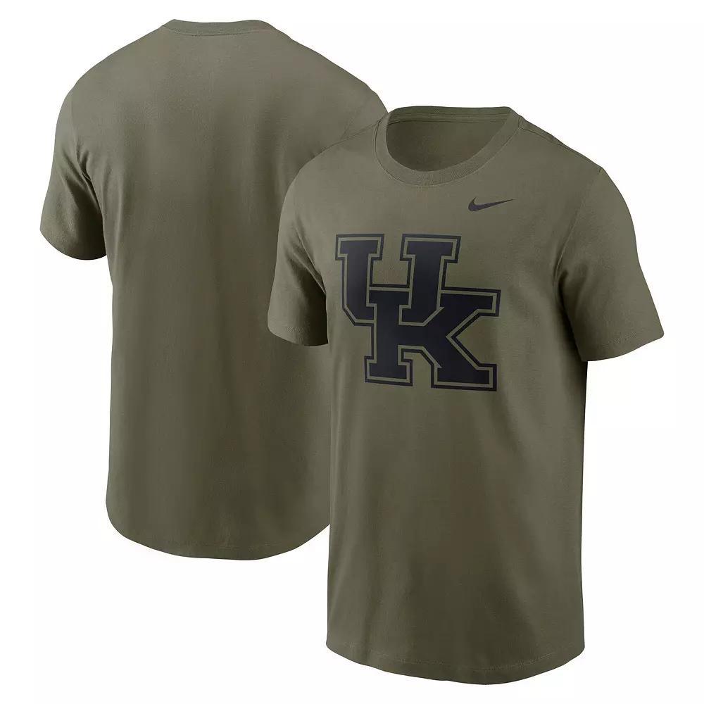 Men's Nike Olive Kentucky Wildcats 2024 Military Appreciation Tonal Logo Performance T-Shirt, Size: Large, Team Product Image