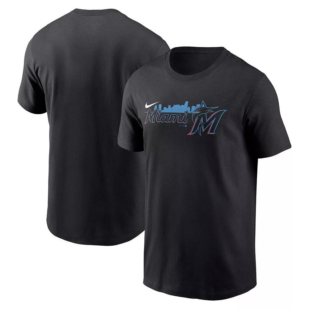 Men's Nike Royal Los Angeles Rams Primetime Wordmark Essential T-Shirt, Size: XL, Blue Product Image