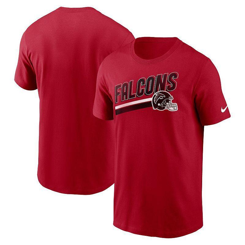 Men's Nike Red Atlanta Falcons Essential Blitz Lockup T-Shirt, Size: Large Product Image