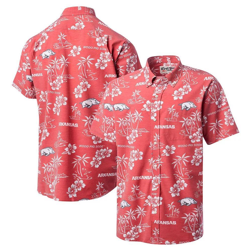 Men's Reyn Spooner Cardinal Arkansas Razorbacks Classic Button-Up Shirt, Size: XL, Red Product Image