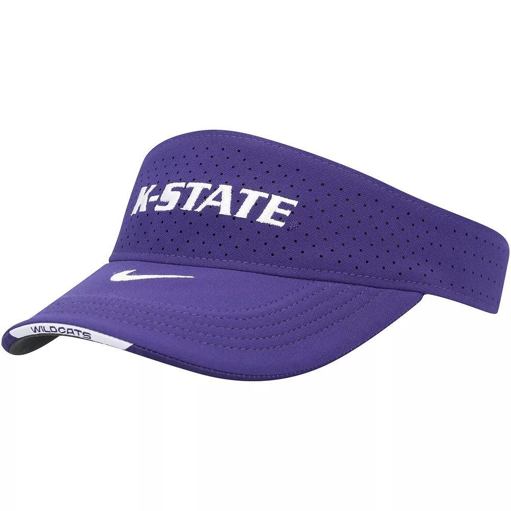Mens Nike Kansas State Wildcats 2023 Sideline Performance Adjustable Visor Product Image