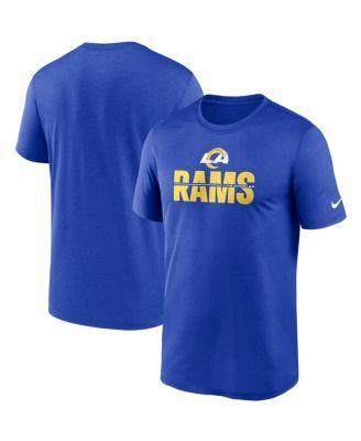 Men's Nike Royal Los Angeles Rams Legend Microtype Performance T-Shirt, Size: 2XL, Blue Product Image