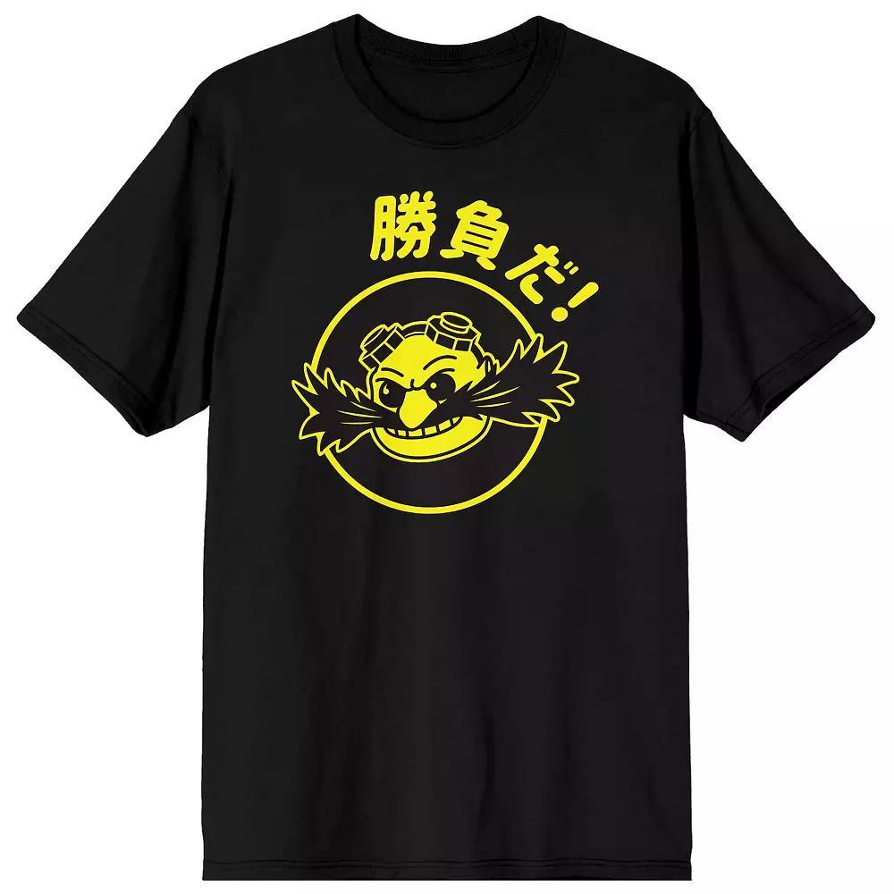 Men's Eggman Empire Sonic Tee, Size: XXL, Black Product Image