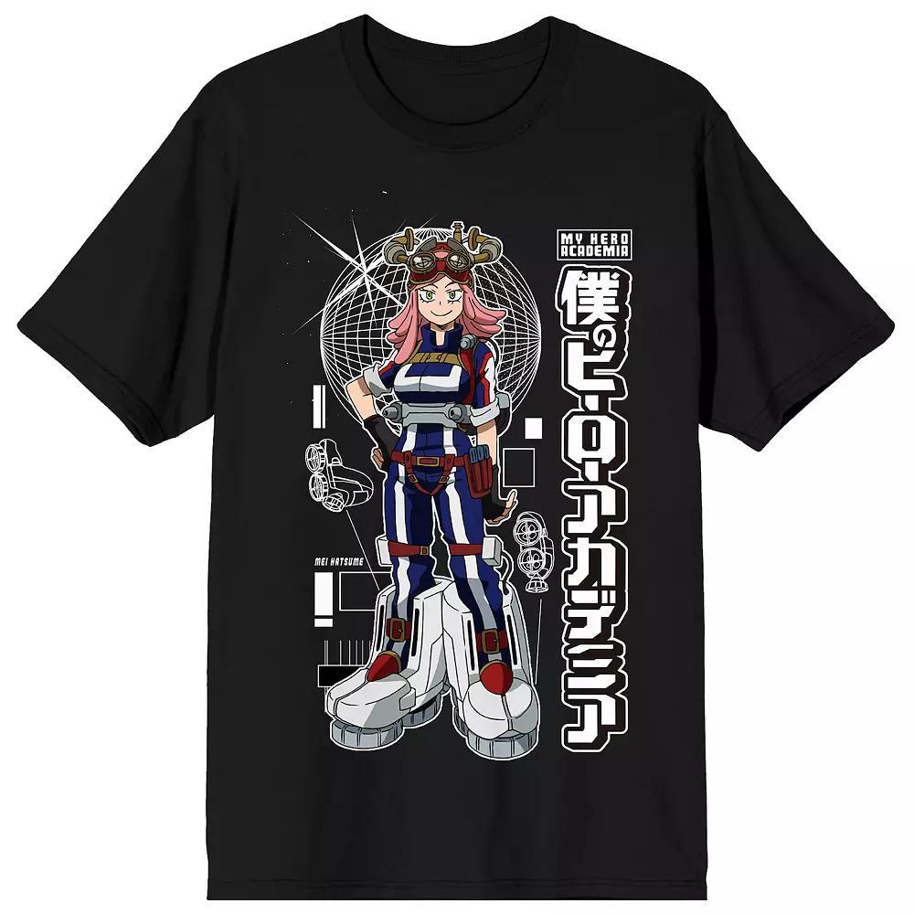 Men's My Hero Academia Mei Hatsume Short Sleeve Graphic T-Shirt, Size: XXL, Black Product Image