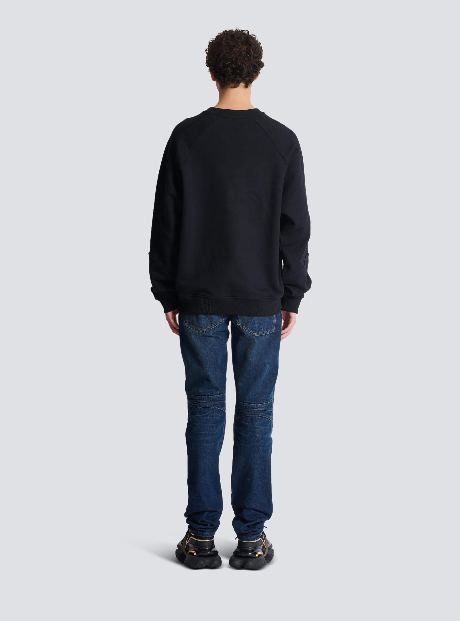 Vintage Balmain embroidered oversized sweatshirt Product Image