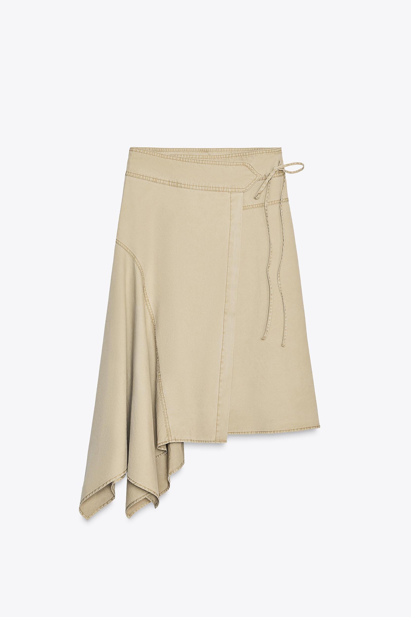 ASYMMETRIC WRAP SKIRT Product Image