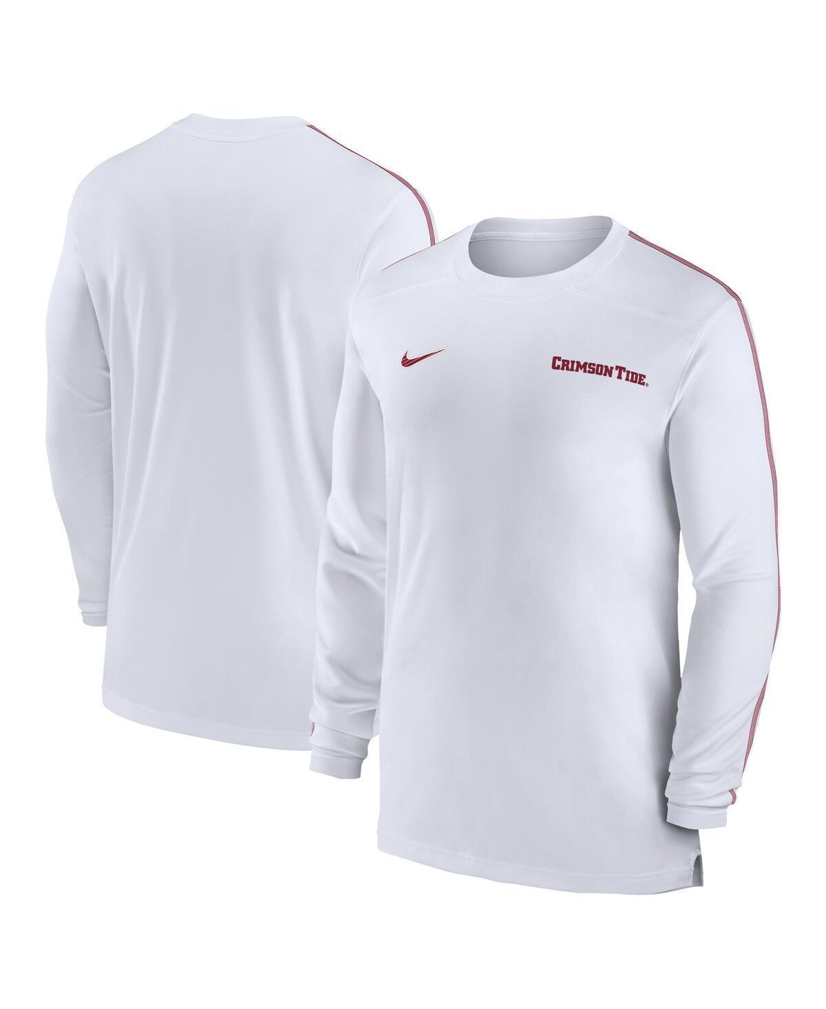 Men's Nike White Penn State Nittany Lions 2024 Sideline Coach UV Performance Long Sleeve T-Shirt, Size: Medium Product Image