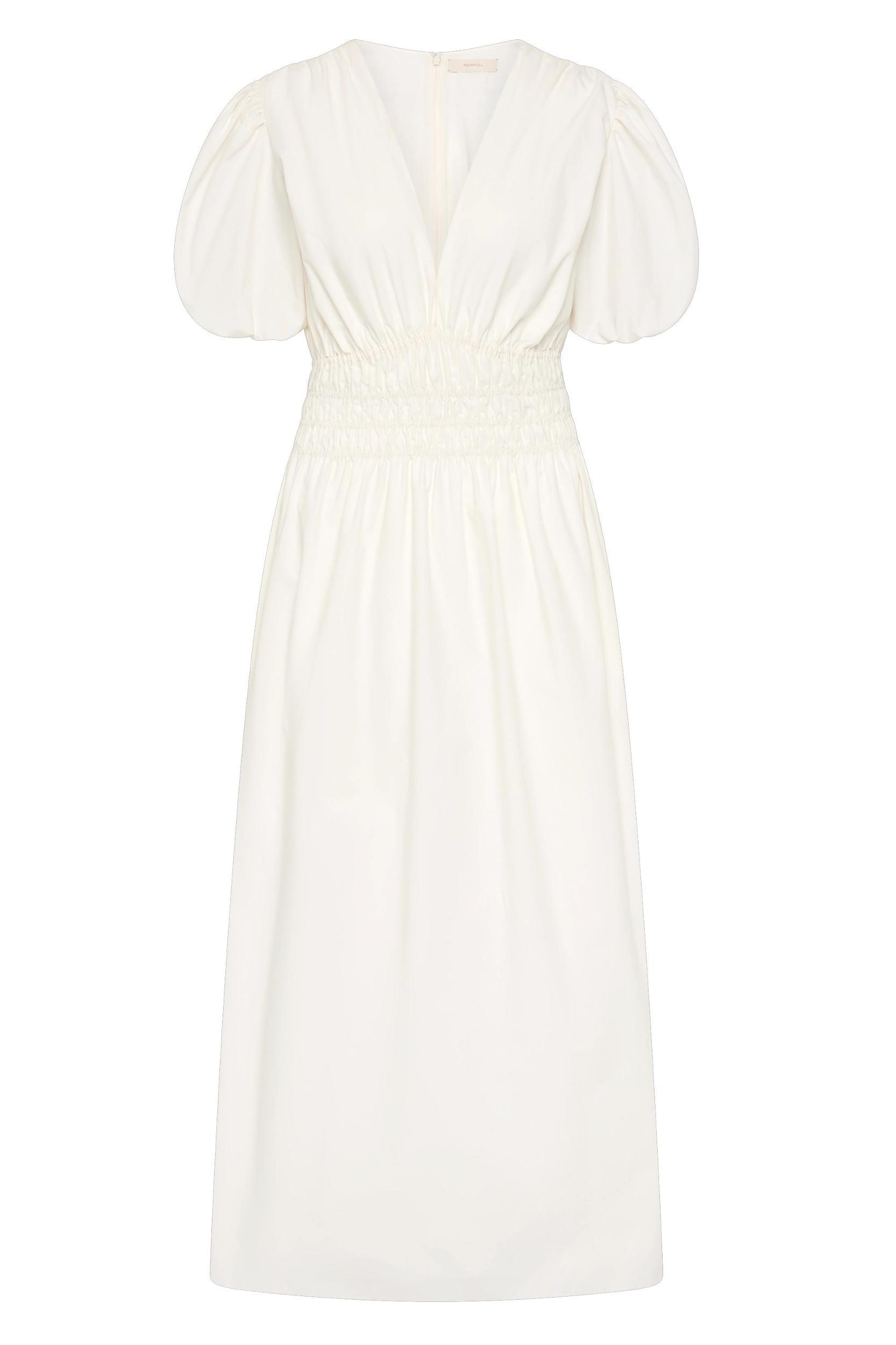 Grace Midi Dress White Product Image