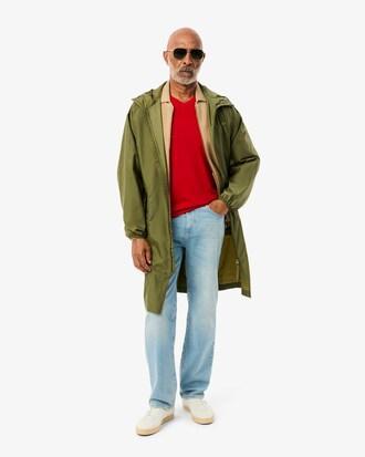 Lightweight Cotton Pima V Neck T-shirt Product Image