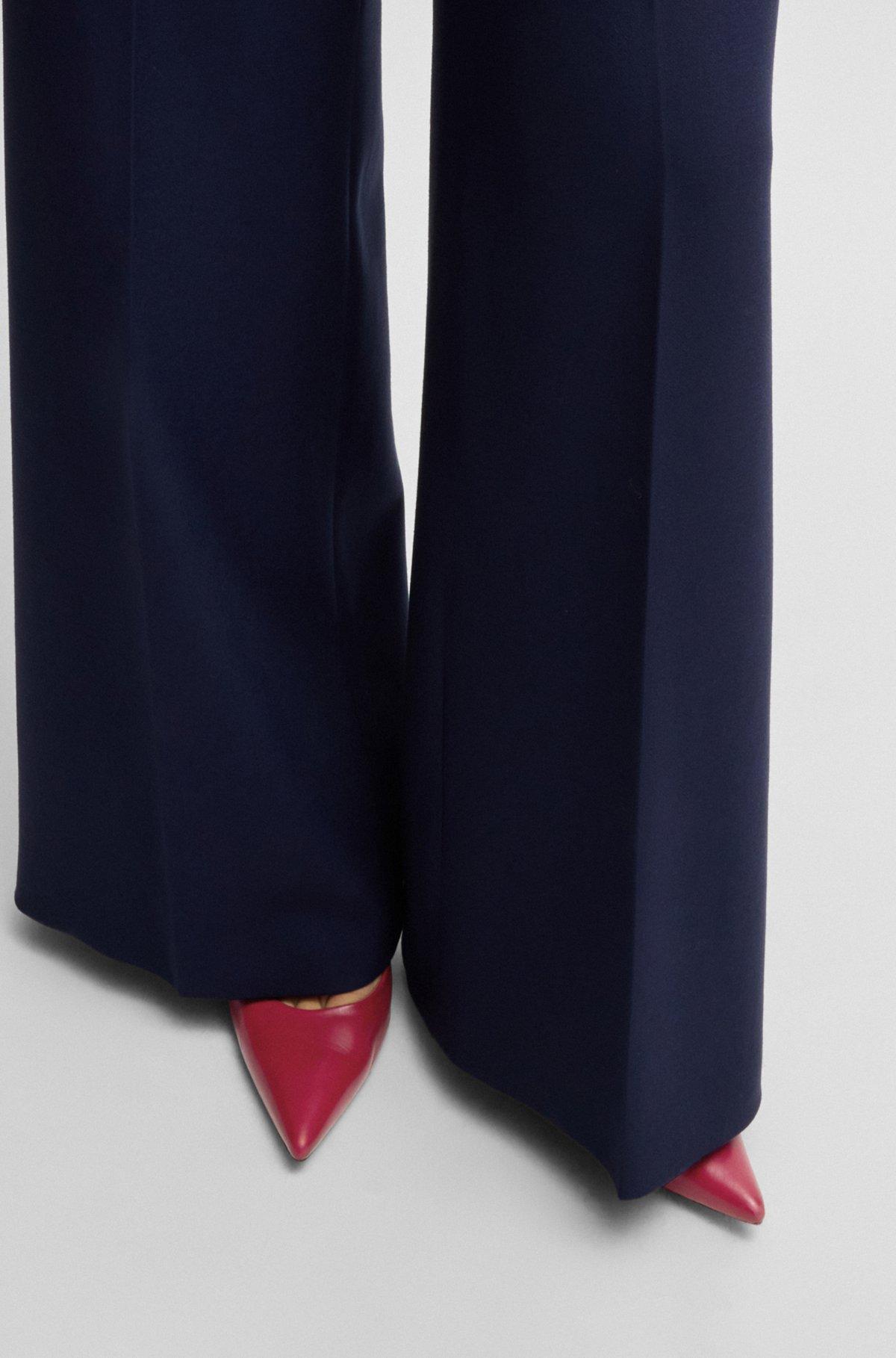 BOSS - Heeled pumps in nappa leather - Dark Red Product Image