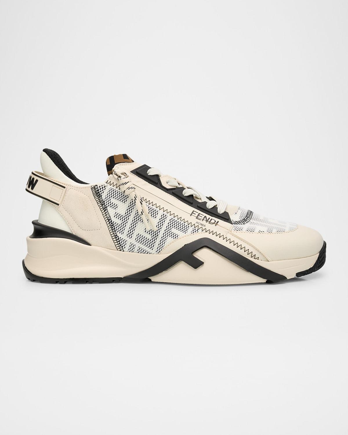 Mens Flow Mixed Media Low-Top Sneakers Product Image