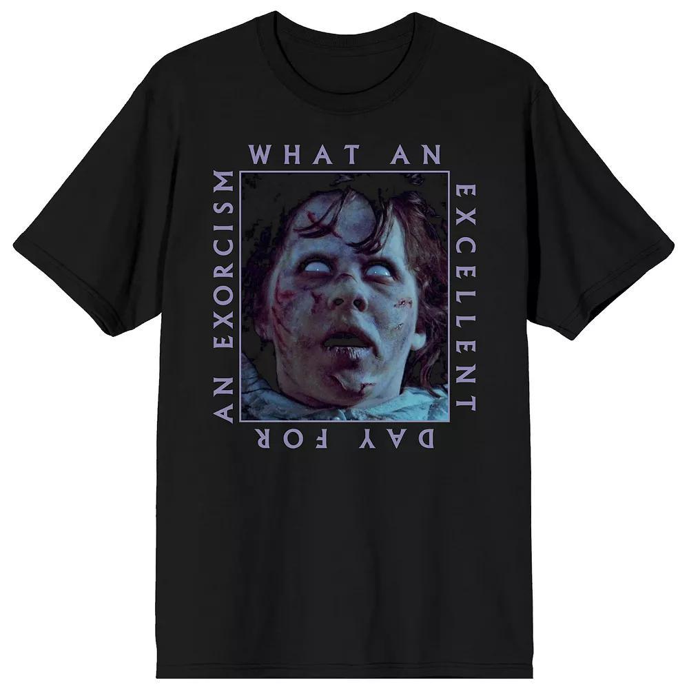 Men's The Exorcist Excellent Day For An Exorcism Tee, Boy's, Size: XXL, Black Product Image