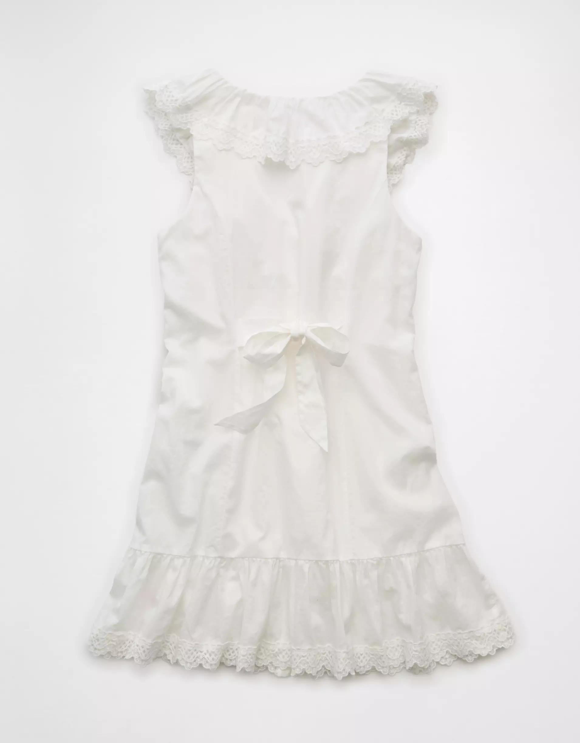 AE Ruffle Lace Mini Dress Product Image