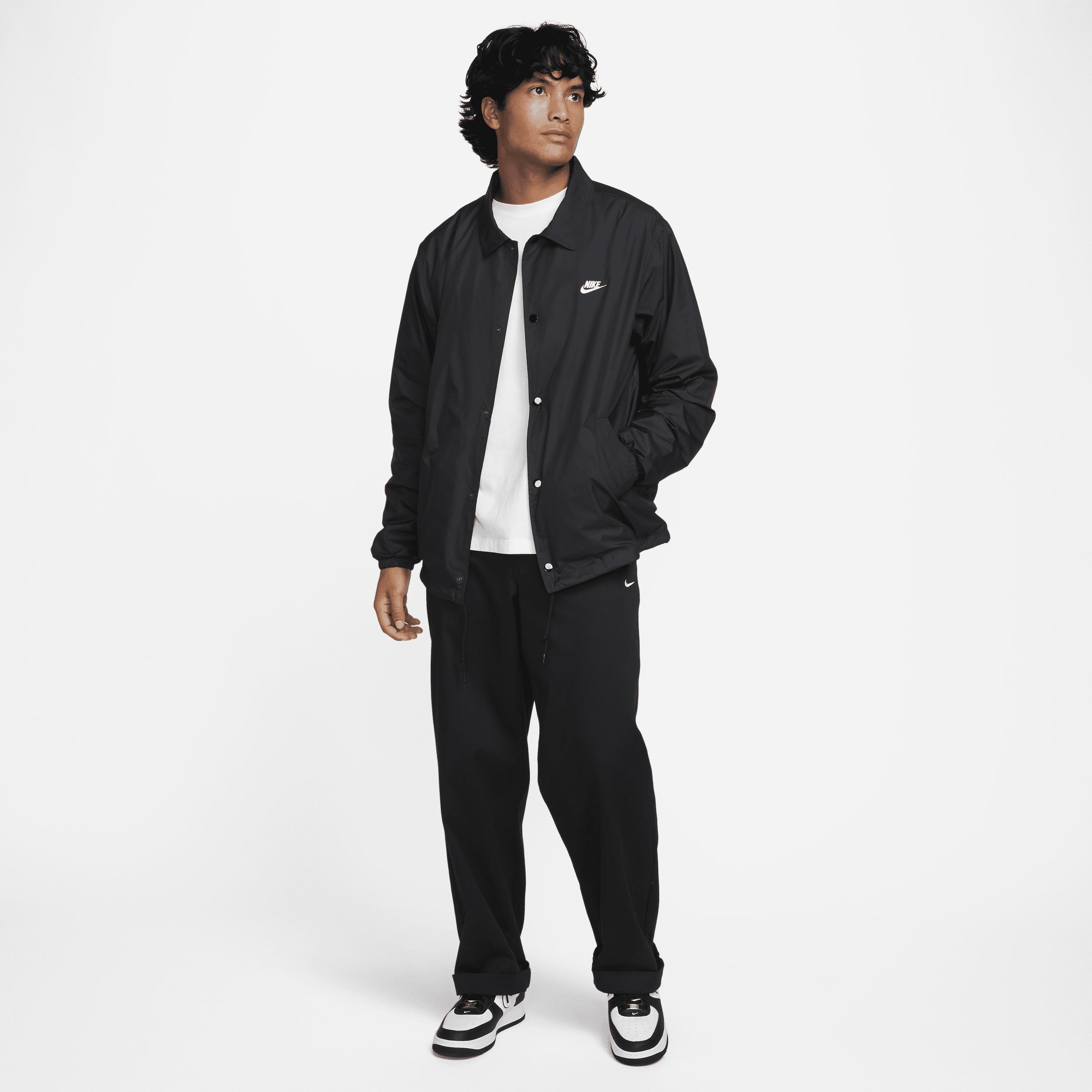 Big & Tall Nike Club Coaches' Jacket, Men's, Size: Large Tall, Black Product Image