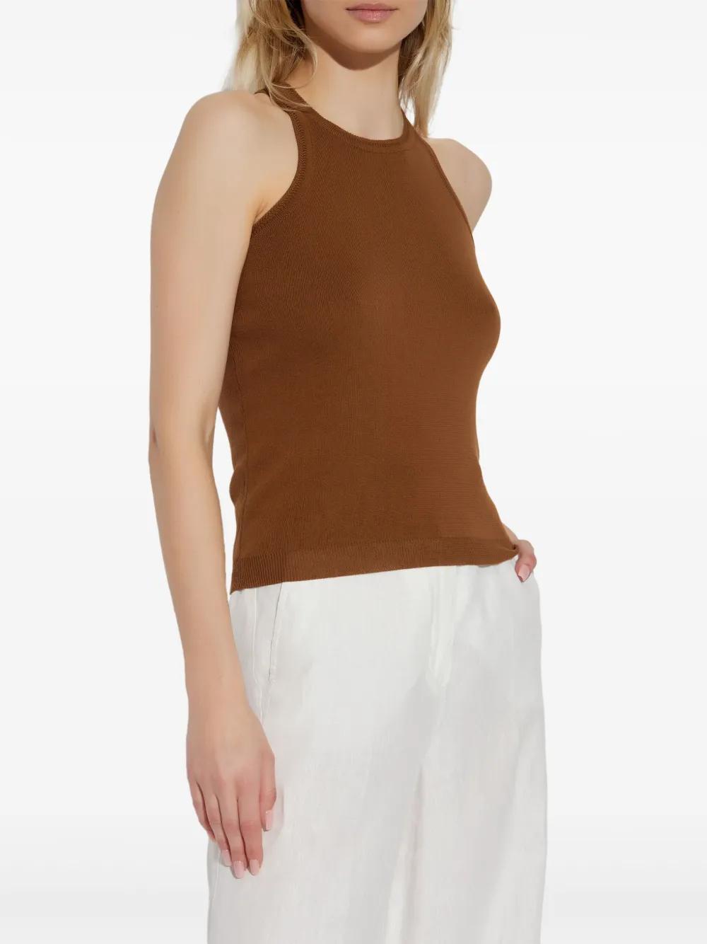 ribbed cotton tank top Product Image