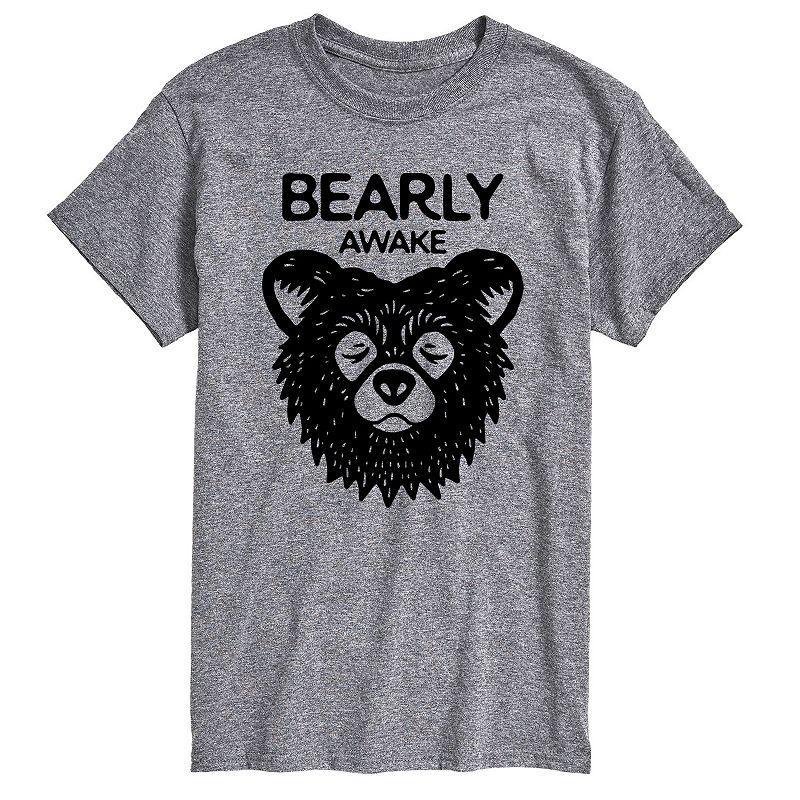 Big & Tall Bearly Awake Graphic Tee, Mens Product Image