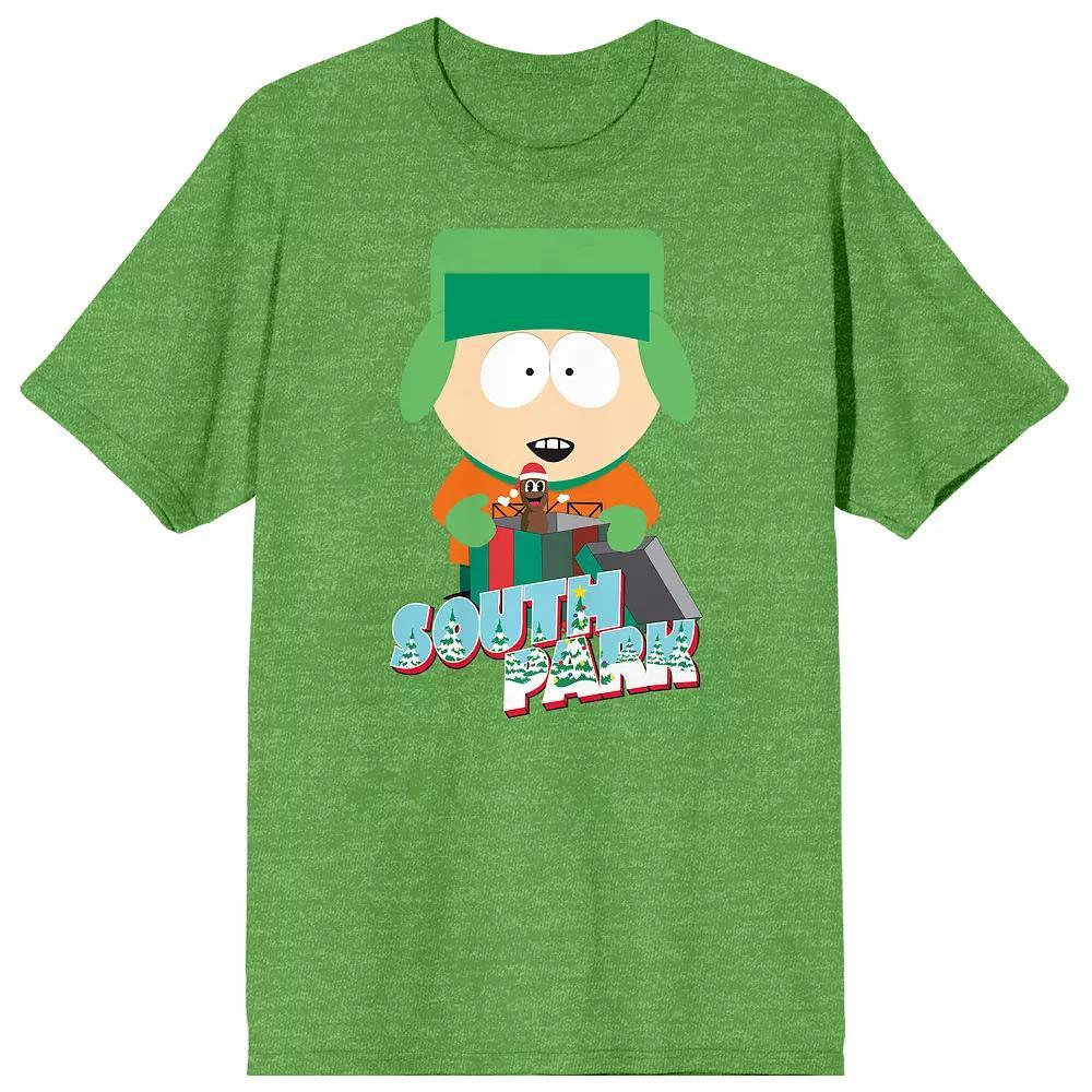 Men's South Park Kyle Broflovski Short Sleeve Graphic T-Shirt, Size: Large, Green Product Image