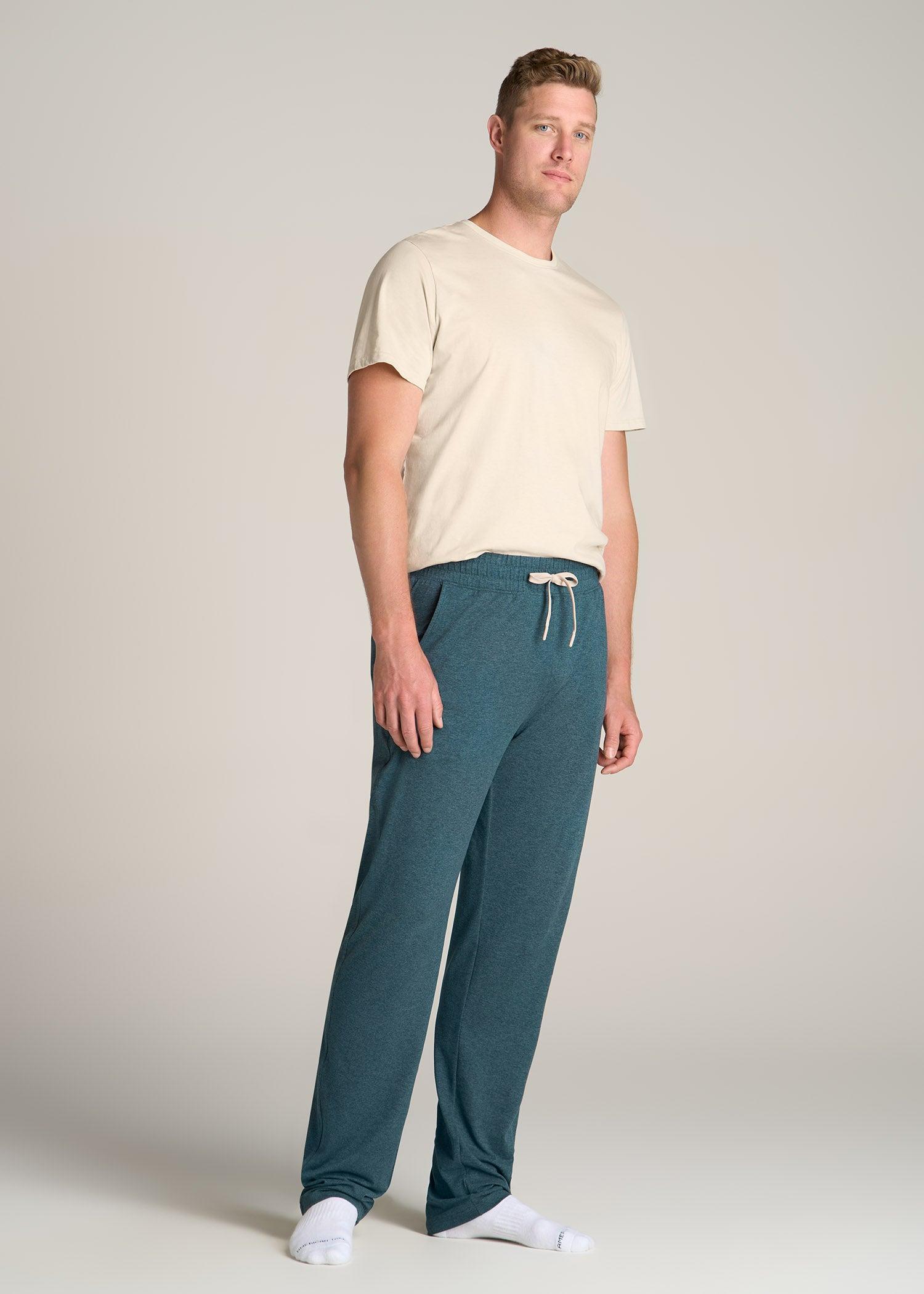 Weekender Stretch Men's Tall Lounge Pant in Dark Teal Mix Product Image