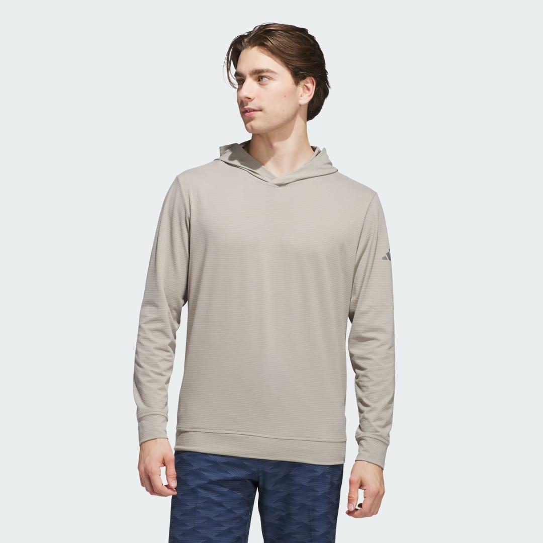 adidas Ultimate365 Elevated Pullover Hoodie White M Mens Product Image