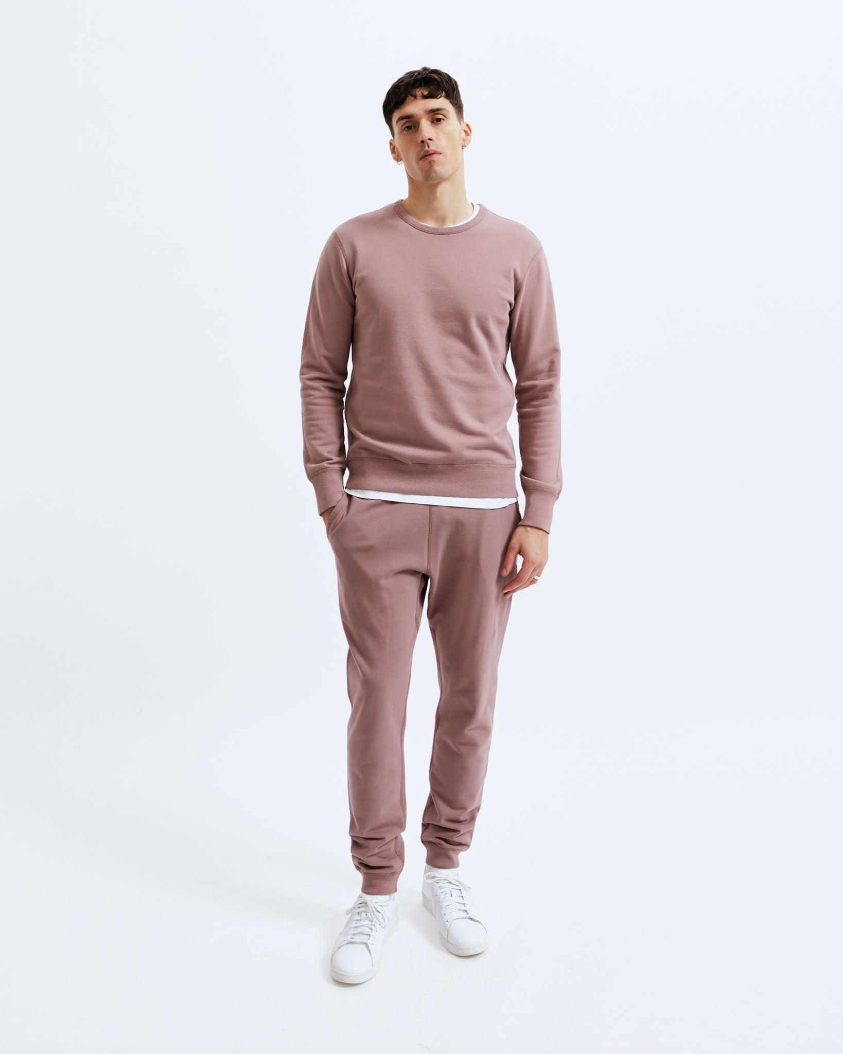 Midweight Terry Slim Crewneck Male Product Image