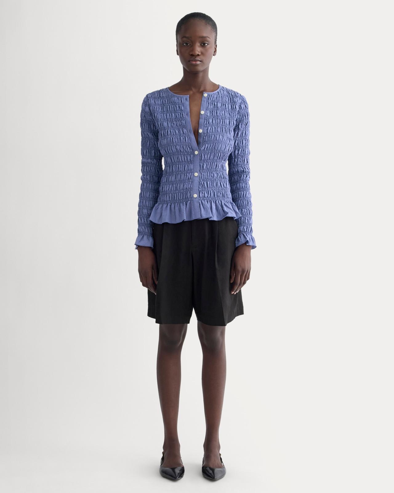 Womens Smocked Cardigan by Everlane Product Image