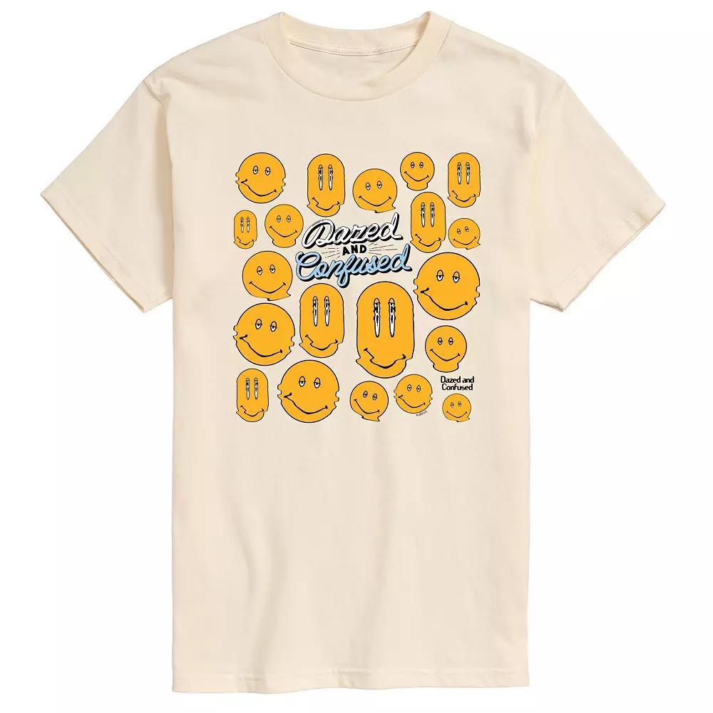 Mens Dazed and Confused Smiley Face Graphic Tee Product Image