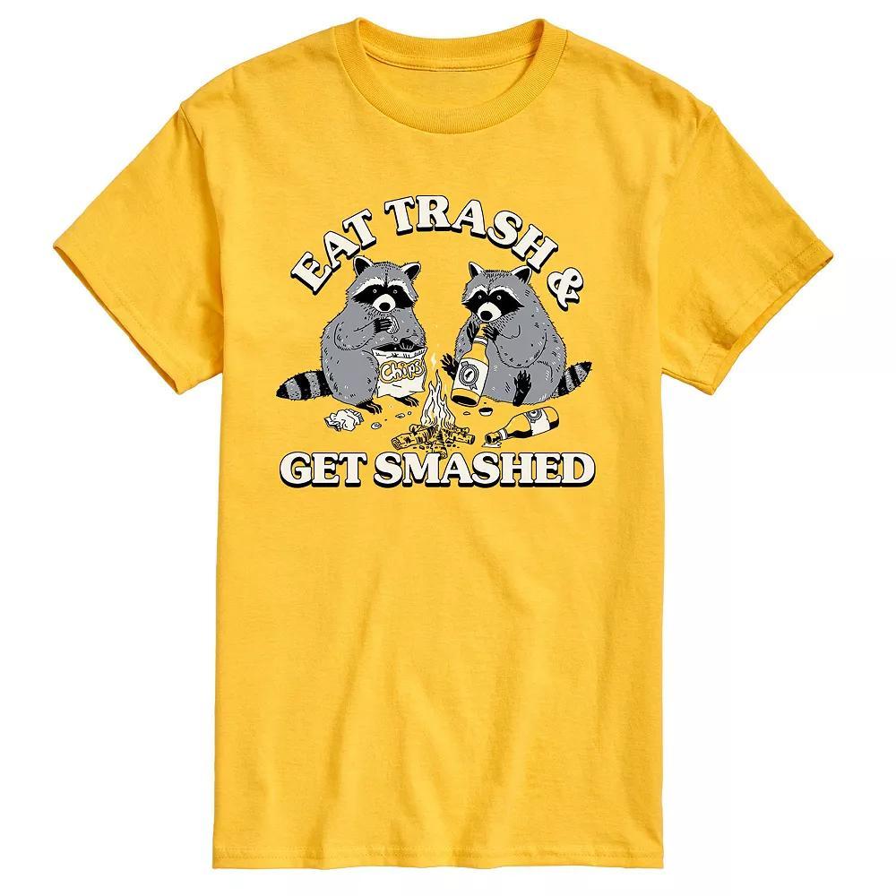 Mens Eat Trash Get Smashed Graphic Tee Product Image