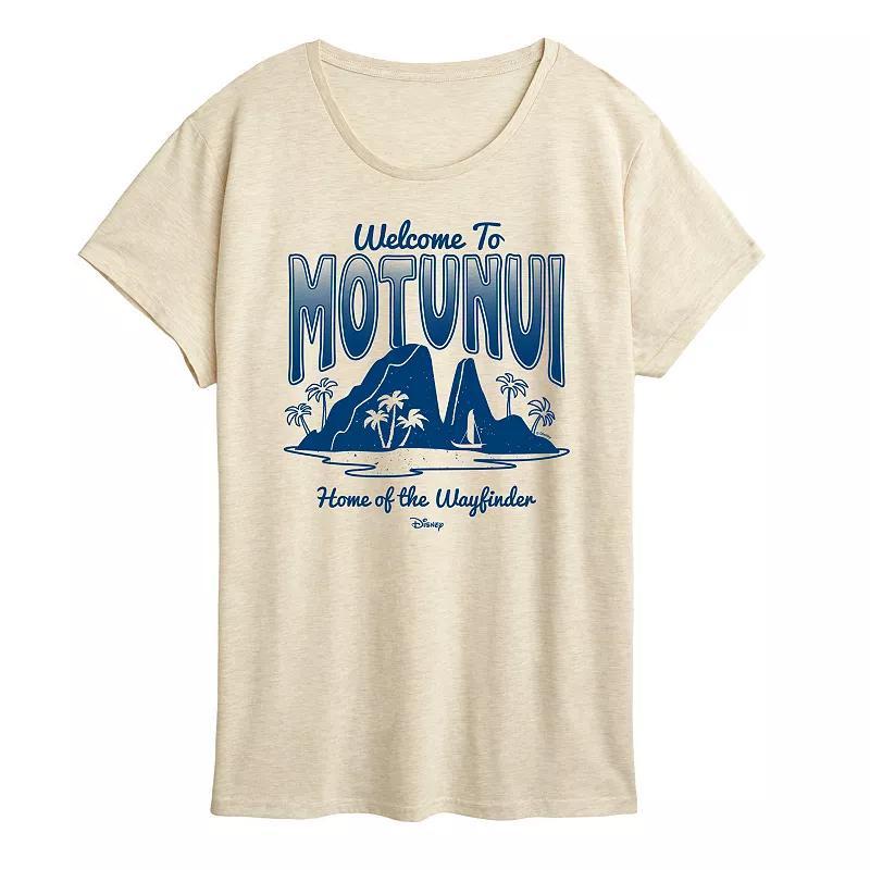 Disneys Moana 2 Womens Welcome To Motunui Graphic Tee Product Image