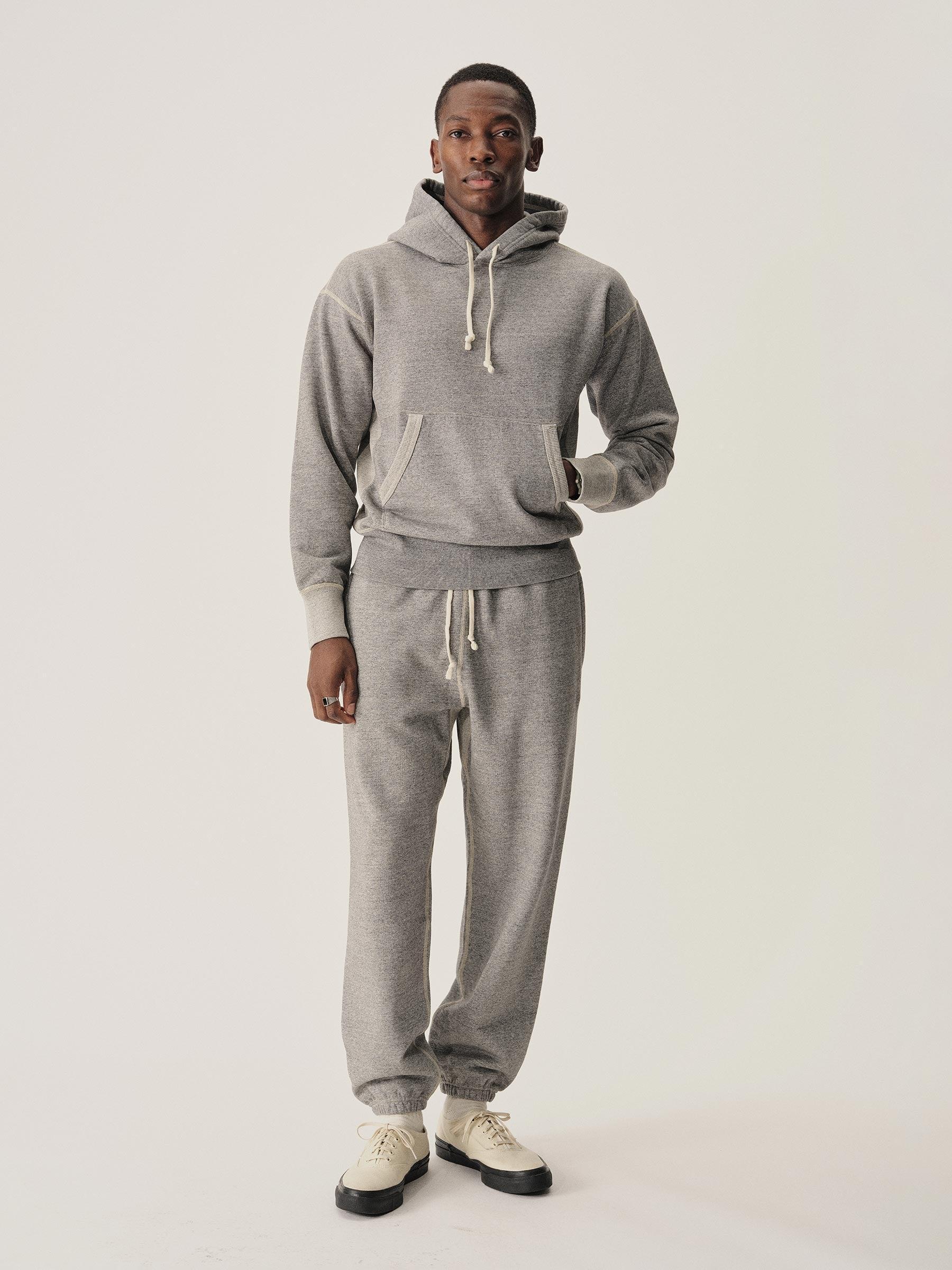 Heather Grey Welterweight Hooded Sweatshirt Product Image