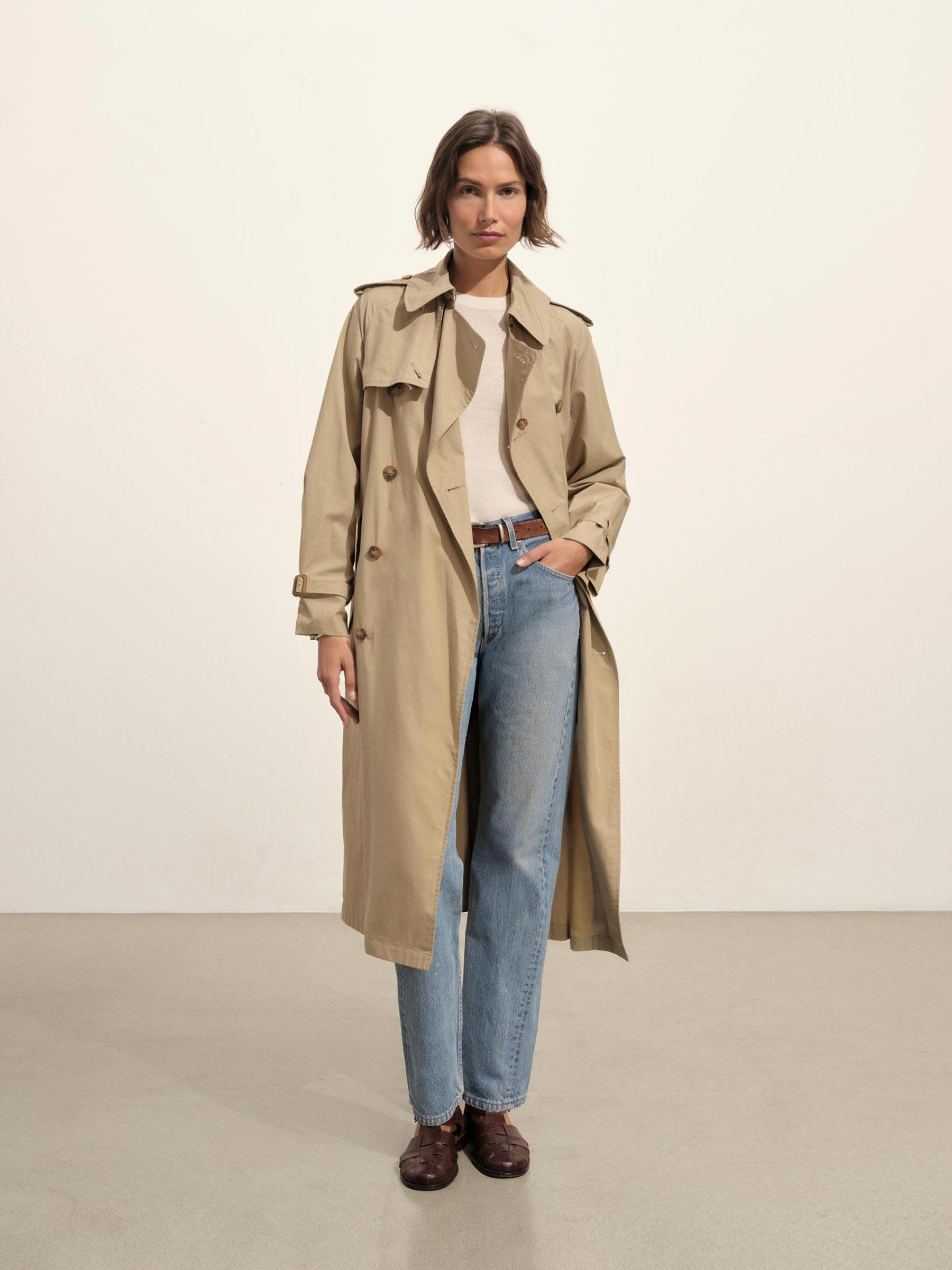 Rockaway Khaki Parachute Poplin Trench Product Image
